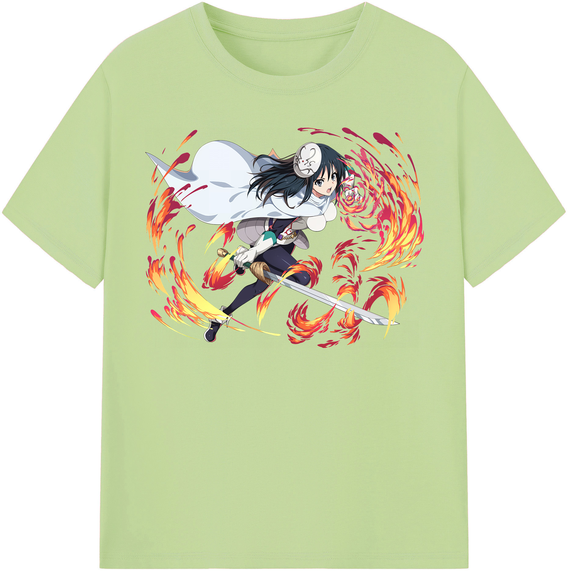 （画像用） 転スラ Regarding Reincarnated to Slime 綿100％半袖Tシャツ（フロントプリント）